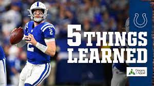 5 Things Learned: Colts Fall To Raiders ...