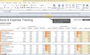 Project Cost Tracker Template For Excel 2013