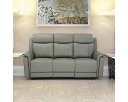 grey manual recliner sofa 3 seater