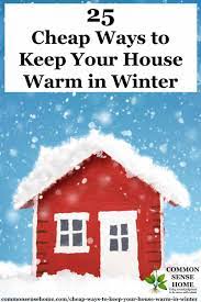 25 ways to keep your house warm