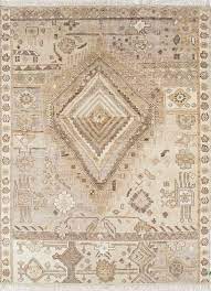 aprezo ivory hand knotted wool rugs