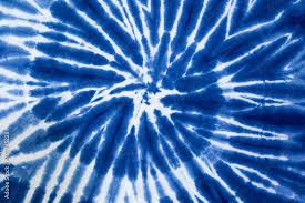 Blue Spiral Tie Dye Template Abstract