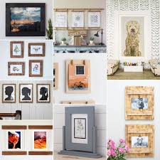 25 easy diy wood picture frame ideas