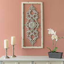 The abstract metal centerpiece by stratton home decor is perfect for bringing rich color into any setting. Stratton Home Decor Grey Scroll Metal Panel Wall Decor S09573 The Home Depot