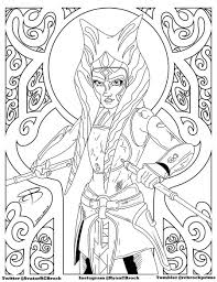 As more star systems got involved into the clone wars, the valiant jedi knights struggled to maintain order. Ryan Brock On Twitter Coloringbook Page I Made Of Ahsokatano Starwarsrebels Adobeillustrator Starwars Starwarsfanart Coloringpage Ahsoka Ahsokalives Https T Co A3stnqrfys Twitter