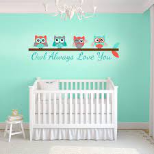 C Owl Always Love You Wall Decal