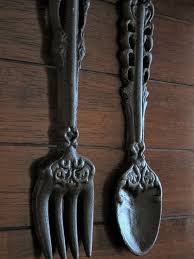 Spoon Metal Wall Art Cast Iron