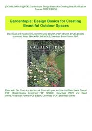 Pdf Gardentopia Design Basics