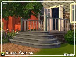 The Sims Resource Stairs Add On Part 2