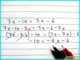 How To Solve A Simple Linear Equation