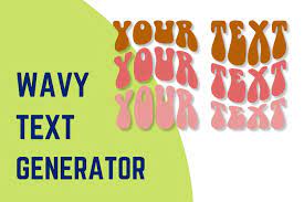 free wavy text generator design wavy