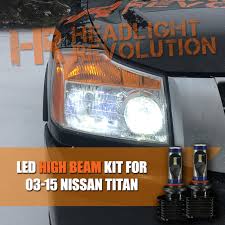 2003 2015 Nissan Titan Led Headlight Bulbs Ultra Series High Beam Upgrade Kit