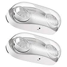Amazon Com Leonlite Led Outdoor Emergency Light With Battery Backup Adjustable Light Heads Emergency Lighting Units For Wet Location Ul Certified High Light Output For Parking Lots Warehouses Pack Of 2 Home Improvement