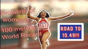 100m world record story evolution of