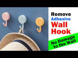 How To Remove Adhesive Wall Hooks No