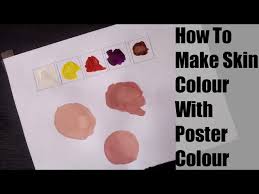 Skin Colour With Poster Colour How To