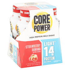 Core Power 8 Fl Oz 4 Pack 14g Strawberry Banana Core Power Protein Drink By Fairlife Milk Walmart Com Walmart Com