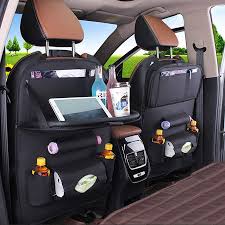 Olixar Hanging Car Seat Storage Organiser Multi Pocket Black