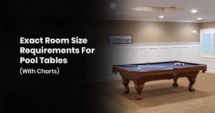 room size requirements for pool tables
