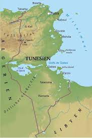 Strassenkarte von tunesien mit den wichtigsten verkehrsverbindungen. Karte Von Tunesien Freeworldmaps Net