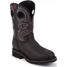 Tony Lama 3r Steel Toe Waterproof Western Work Boot