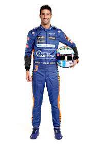 Ever wondered where lewis hamilton's race suit is produced? Daniel In His New Mclaren Racing Suit Formula1