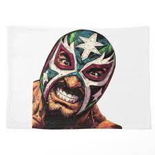 Intense Mexican Wrestler Luchador  Greeting Card for Sale by bucketfiend 
