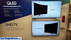 Samsung 4k Qled Vs Uhd Picture Comparison Video Gadgetshowtech