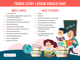 12 things every lesson you teach should