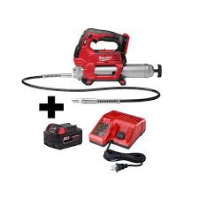 Does anybody besides lincoln make them? Milwaukee M18 18 Volt Lithium Ion Cordless Grease Gun 2 Speed W M18 Starter Kit W One 5 0 Ah Battery And Charger 2646 20 48 59 1850 The Home Depot