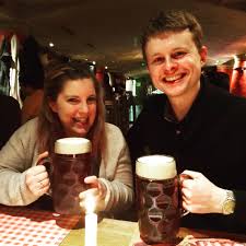 Me and my boyfriend found a restaurant in Germany (Hamburg) serving 1 litre  tankards of home brewed beer. It was fantastic 👌 : r/Untappd