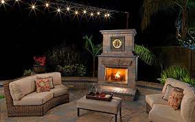 Outdoor Fireplaces From System Pavers