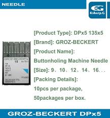 Groz Beckert Needle Dpx5 135x5 For Buttonholing Machine Made In Germany Buy Groz Beckert Needle Dpx5 Buttonholing Machine Product On Alibaba Com