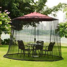 Umbrella Mosquito Net Canopy Patio Set