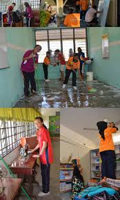 Saling membantu saat ada kegiatan jumat bersih. Aktiviti Gotong Royong Untuk Sarana Ibu Bapa Dan Sarana Sekolah Anjuran Pibg Smktta Smk Taman Tun Aminah Johor Bahru