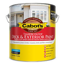 Cabots 4l White Timbercolour Deck Exterior Paint