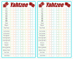 125 large score pads for scorekeeping | 8.5 x 11 yahtzee score cards 10 Best Large Printable Yahtzee Score Sheets Printablee Com