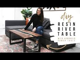 Just as a piece that's too high will steal. Diy Resin River Coffee Table In A Small Workshop Youtube