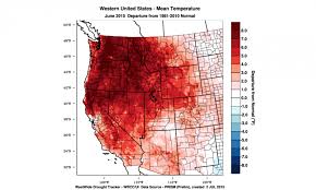 Climate Signals Western Us Record Hot June 2015