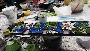 Classes Mosaics And Fabric Painting