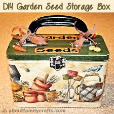 Diy Garden Seed Storage Box Mother S Home