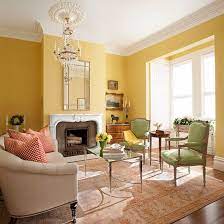 Yellow Walls Living Room