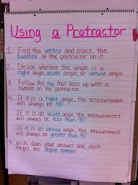 Steps On How To Use A Protractor Protractor Math Angles