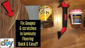 laminate floor fix scratches and gouges