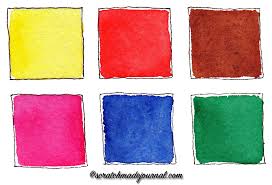 6 Color Watercolor Palette Scratchmade Journal