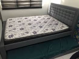 queen bed frame with free mattress