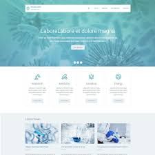Science Lab Free Responsive Website Template