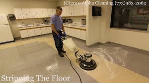 floor cleaning stripping and waxing