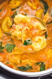 instant pot creamy tortellini soup