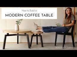 Modern Diy Round Coffee Table How To